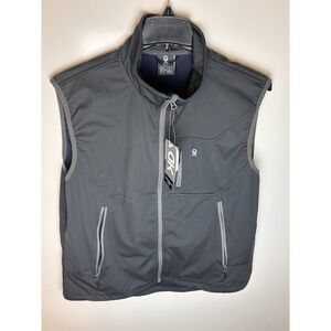 Little Donkey Andy  Light Weight Softshell Vest Men's XL Gray NWT